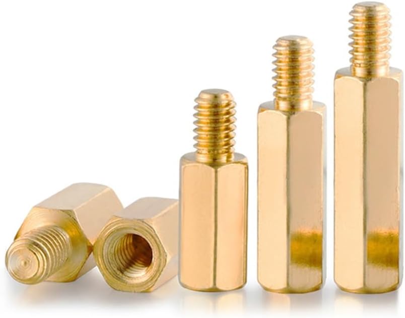 120-teiliges Abstandshalter Set M4 - Messing & Edelstahl Für PCB, Elektronik, Modellbau