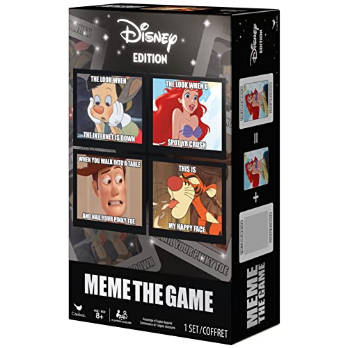 Spin Master Games Meme The Game, Disney Version Funny Cards Family Party Travel Activity, For Adults And Kids Ages 8 & Up #TOP4