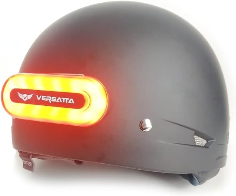 LED Helmet Light, Motorcycle Helmet Light, Bike Bicycle Rear Red Safety Light for Night Riding, Warning Tail Rechargeable Light with Type-C Cable