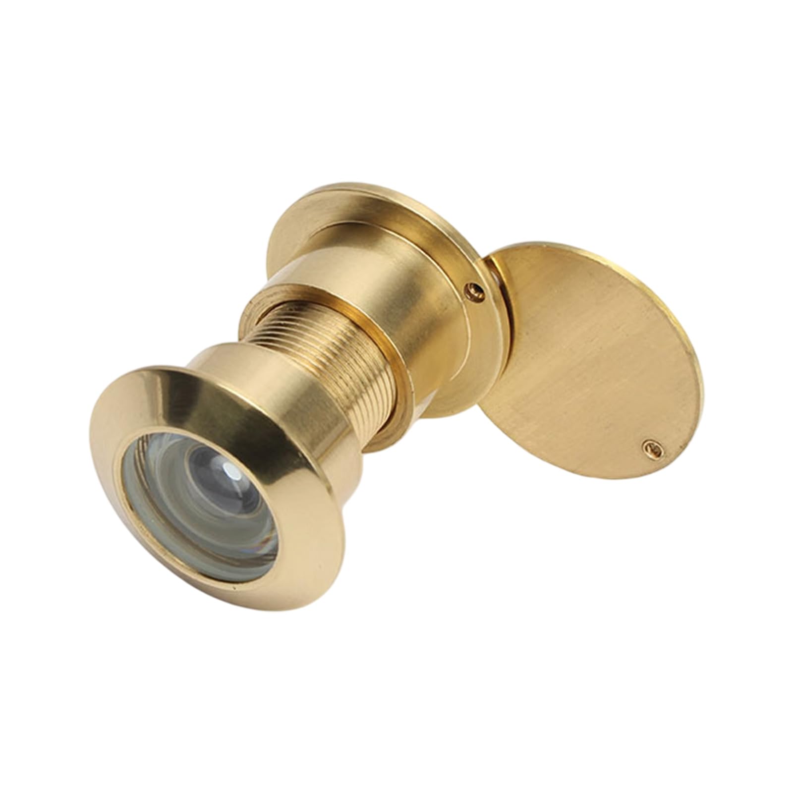 Kaeltsyn Bright Gold 200 Degree Wide Angles Door Viewers Security Eye Viewer Peephole Doors Hardware For Better Home Enduring Home Viewer Hardware Easy Installation