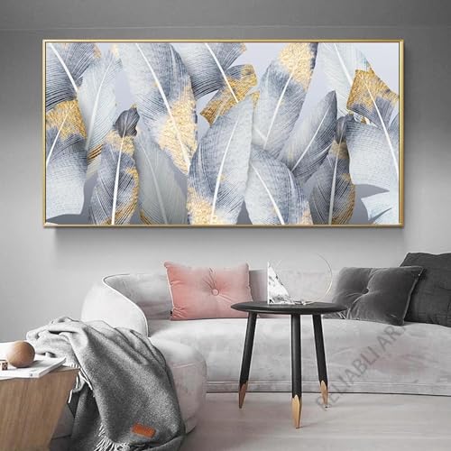 Imprimé feuilles d'or de haute qualité pour décoration murale