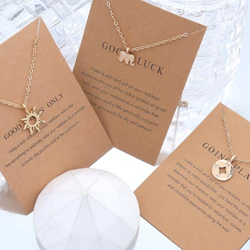Rrdaily Stylish 9Pcs Gold Plated Necklace Set for Women,Simple Wings Butterfly Pendant Collarbone Necklace,Striking Friendship Birthday Festival Jewelry Gifts4