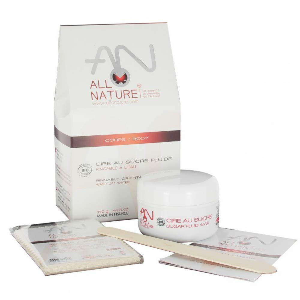 Allo'Nature : Cire au Sucre BIO, Bandes et Spatule