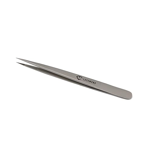 Pinzas profesionales para extensiones de pestañas, agarre fuerte de tensión, pinzas de volumen de acero inoxidable japonés para una aplicación