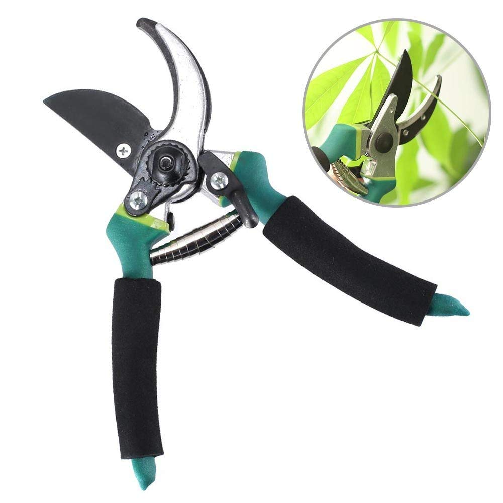 Astschneider, Heckenschere, Cutter, Beschneiden, Handschere, Pflanzenschneider, 20,3 cm, professionelle Stahl-Astschere, Handschere, Gartenschere, Werkzeug, Mehrzweck-Garten oder Rasen