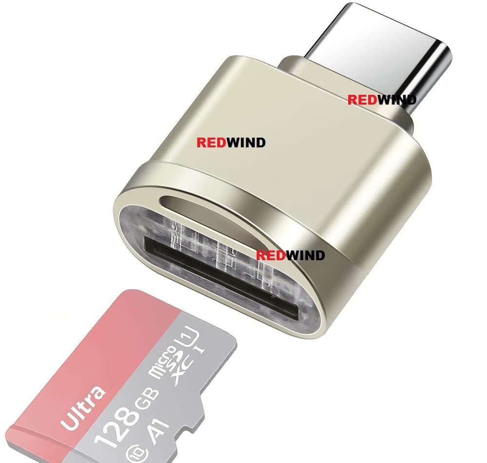 LUZWE TypeC Micro SD Card Reader External Portable OTG Memory Card