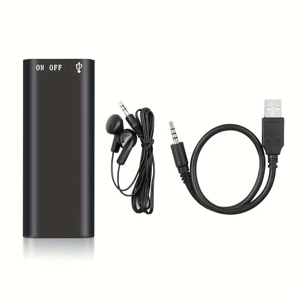 BRIVAL 16GB Mini Voice Recorder -Small Hidden Spy Audio Recorder Device | Long Super Storage Cpacity | Crystal Clear Sound Recorder Device for Professional and Personal Use (Black) (B0D94S4JD2) Amazon Price History, Amazon Price Tracker