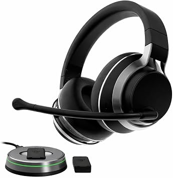 Turtle Beach Stealth Pro Multiplatform Wireless Noise-Cancelling Gaming Headset for Xbox Series X|S, Xbox One, PS5, PS4, PC, Mac, Mobile   Swappable Batteries   Black