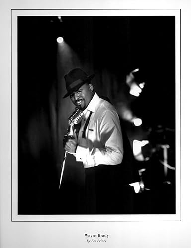 Posterazzi Wayne Brady por Len Prince Impresión fotográfica en blanco y negro (8 x 10) - Referencia # MVM02961