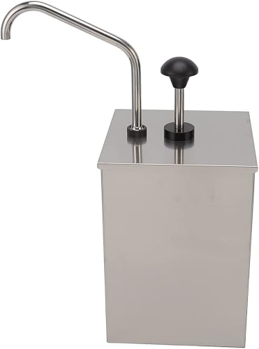 Fdit Dispenser per Sciroppi da 4 Litri con Pompa a Pressi…