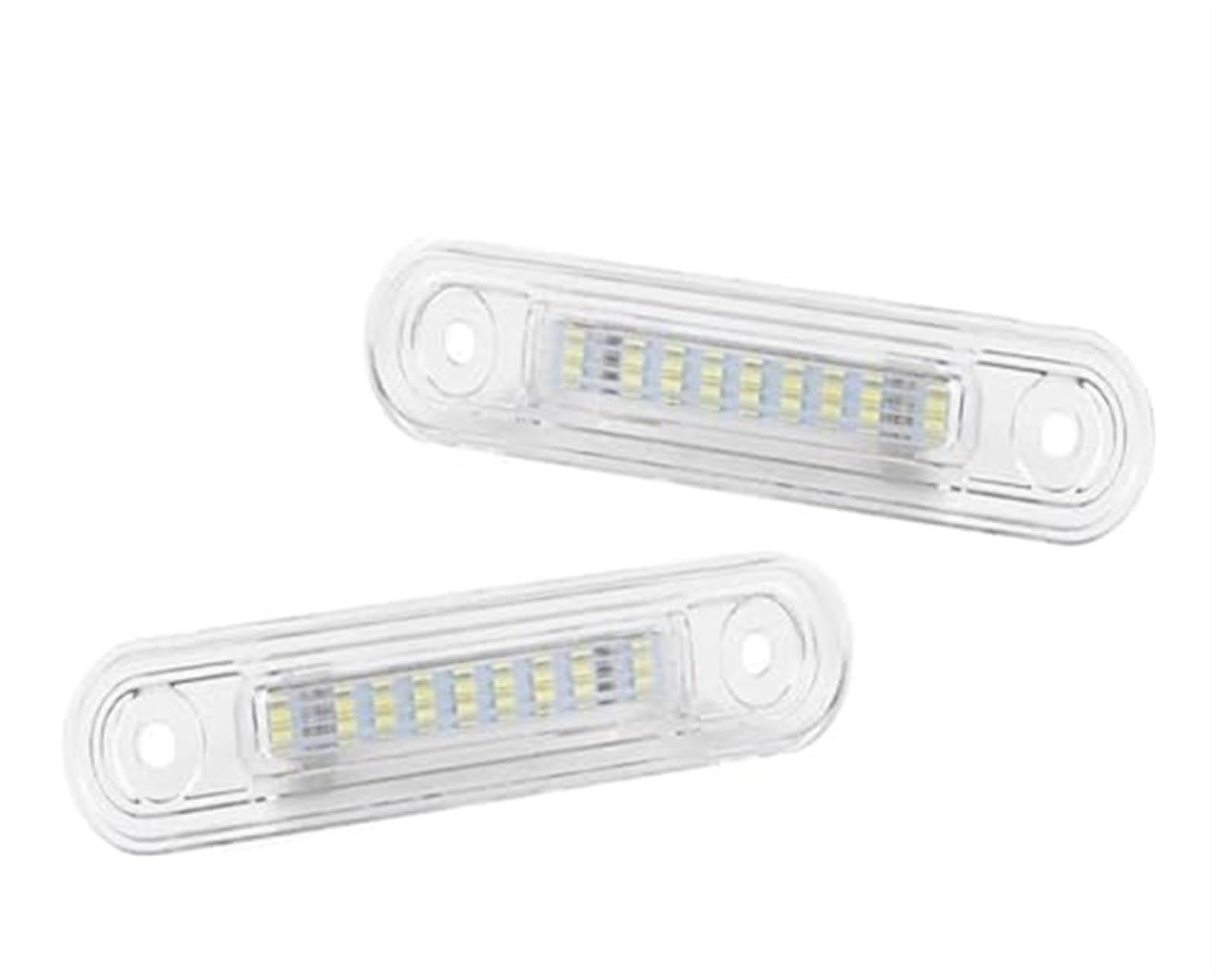 Evite multas con la luz de matrícula para automóvil blanca antierror 6