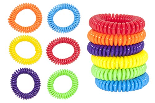 Pulseras Repelentes de Mosquitos (12 Unidades) Niños y Adultos Muñeca Tobillo