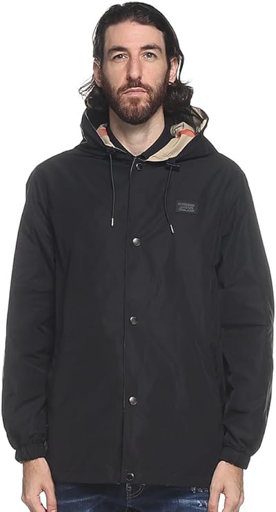 BURBERRY 黒 フード付きジャケット BURBERRY バーバリー ダウンジャケット ASHWICKSHT 8045021