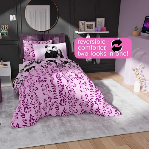 Image of Twilight The Saga Bedding Set, Queen Size 7-Piece Super Soft Fluffy Reversible Comforter & Sheet Set with Sham, (100% Officially Licensed Product) By Franco Collectibles