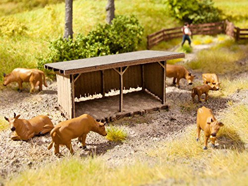 Noch 65607 Abri Animaux Solution Décor Prête à Poser pour Train Miniature HO