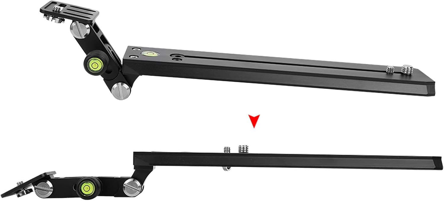Telephoto Lens Support Bracket,Telephoto Lens Support,Cloud Platform Telephoto Zoom Lens Bracket Set Long Focus Camera Support Quick Release Plate F120-50(F250-50)