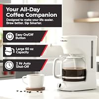 MUELLER HOME 12-Cup White Coffee Maker — image 2