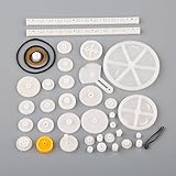 VERY100 Plastic Shaft Rack Reduction Worm Gears Belt Pulley DIY For Robot 34 kinds