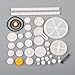 VERY100 Plastic Shaft Rack Reduction Worm Gears Belt Pulley DIY For Robot 34 kinds 10kits