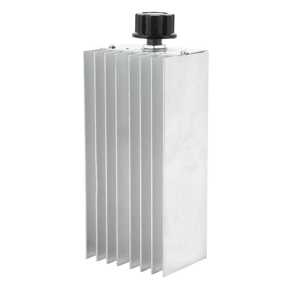 Regun 6000W Haute Puissance SCR Régulateur de tension électronique, AC 220V Moteur Régulateur de Vitesse Gradateur Thermostat pour fournaise électrique, chauffe-eau, lampes, petit moteur