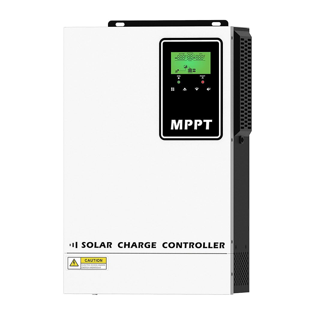 Y&H 140A MPPT Solar Charge Controller 48V Battery Regulator with LCD High Voltage Input PV MAX 500V for 48V Energy Storage Battery Chargers AMG,Flooded,LI,User