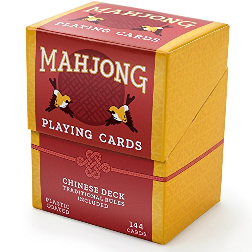 Baraja Deluxe de 144 Cartas de Mahjong Estilo Chino