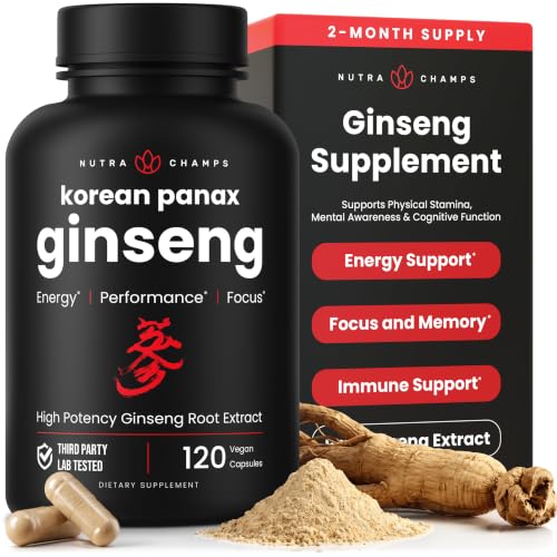 NutraChamps Korean Red Panax Ginseng Capsules