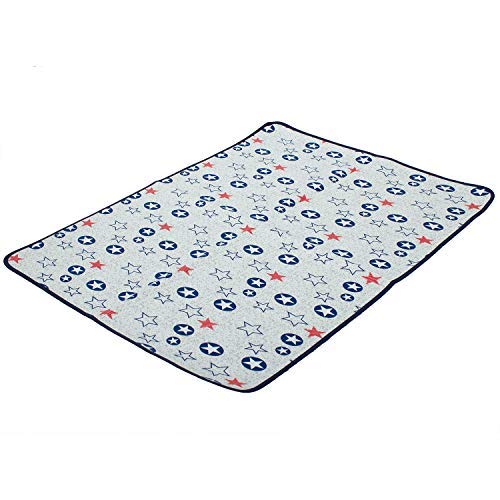 Baybee Baby's Cotton Plastic Sleeping Mat for HomeBaby Waterproof Bed