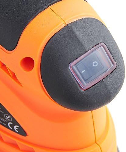 VonHaus 130W Palm Compact Detail Sander with Dust Extraction Port - Compact Ergonomic Design for Hand - Multi Use