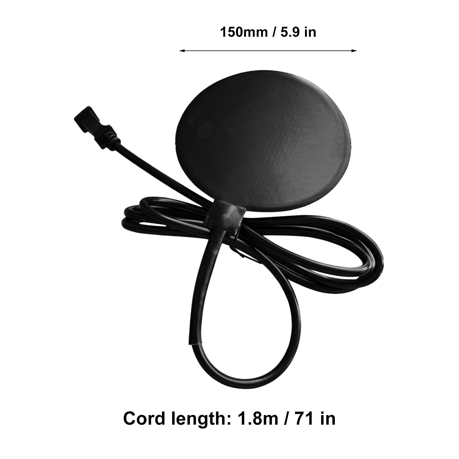 Chauffe-Eau pour Volaille, Base en Silicone 20W avec cordon de 180 cm, Base Chauffante pour Abreuvoir avec Thermostat, Maintient l’Eau Liquide en Hiver, Idéal pour Poules, Canards et Oiseaux de Ferme