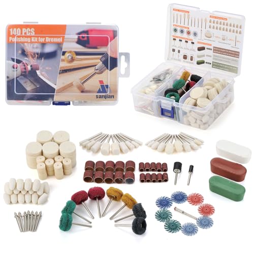 10 Best Resin Polishing Kits for a Crystal Clear Finish 8 140 PCS Polishing Kit for Dremel Tools