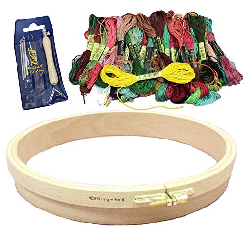 Nurge Kit de départ avec aiguilles en bois 190 mm