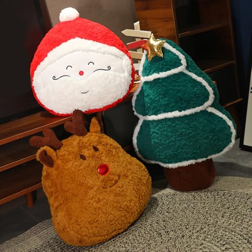 Coussin en peluche de Noël - Offrez un cocon de douceur pour le canapé