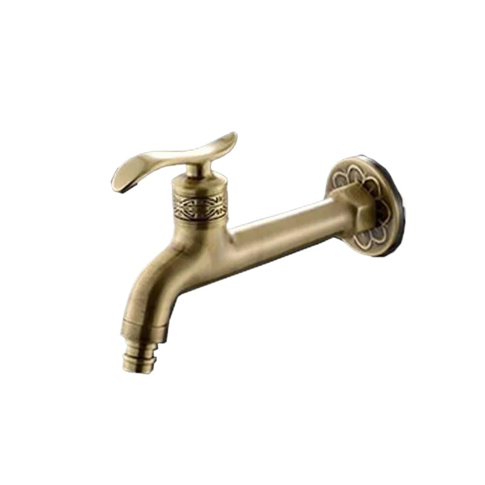 Wwpmnqd Type23 Taps Decorative Outdoor Faucet Garden Bibcock Tap Bathroom Washing Machine/Mop For Garden(Type23)