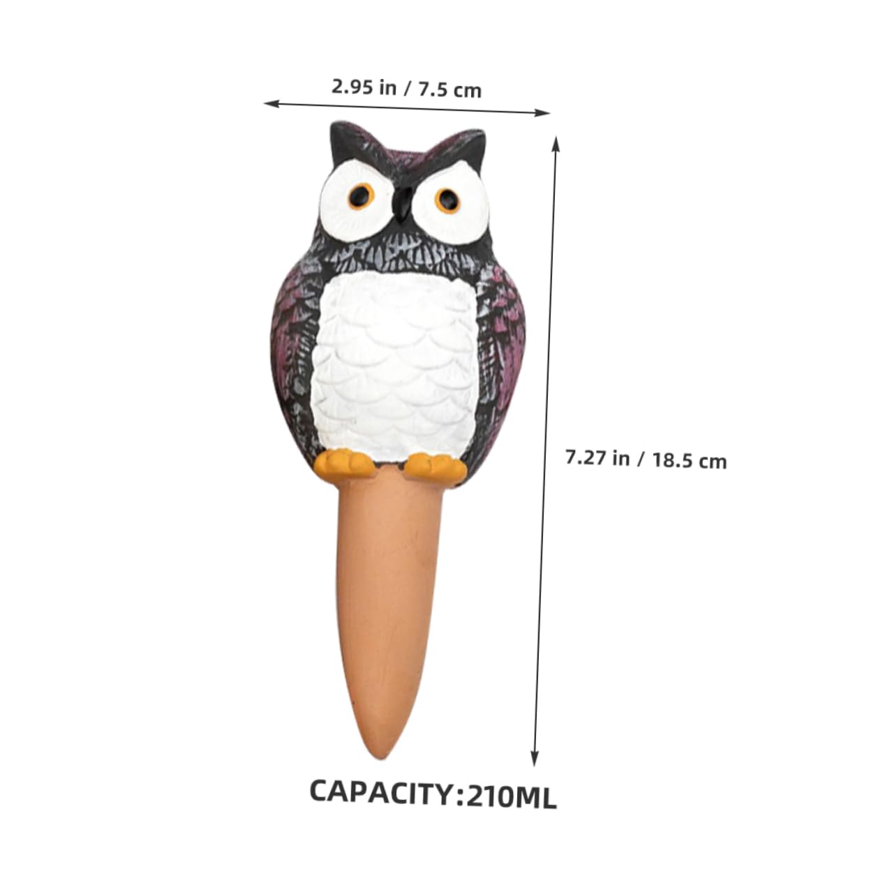 Toddmomy Arroseur Automatique pour Plantes Hibou 210ml, Lot de 4