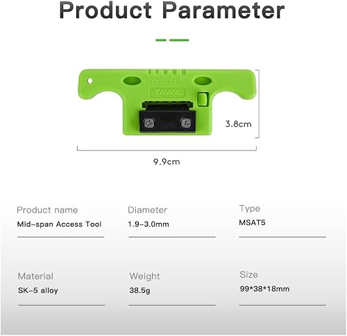 Miniatura 7 de Dos piezas por paquete TAWAA Herramienta de acceso a medio palmo MSAT5 Elegante diseño ergonómico de bloqueo de aleación para forjar hoja afilada