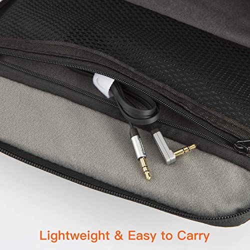 Cablecreation Aux Cable, 6 Ft Flat 3.5Mm Auxiliary Audio Stereo Cord 90 Degree Right Angle Compatible With Car,Home Stereos, Headphones, Ipod Iphone Ipad, Smartphone, Mp3 Player, Black #TOP5