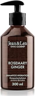 Jean & Len Feuchtigkeit Shampoo Rosemary & Ginger, für trockenes und sprödes Haar, mit Feuchtigkeitskomplex, würzig-frisch...