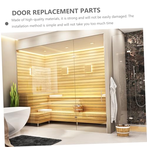 Ruedas dobles para mampara de baño con rodamiento electrochapado 25mm 3