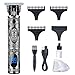 Tondeuse Cheveux Hommes,Tondeuse Barbe Electriques Professionnelle, Sans Fil Tondeuse à Cheveux Rasoir Barbe Tondeuse Kit, Écran à LED, Rechargeable USB, Silencieuse pour Usage Domestique