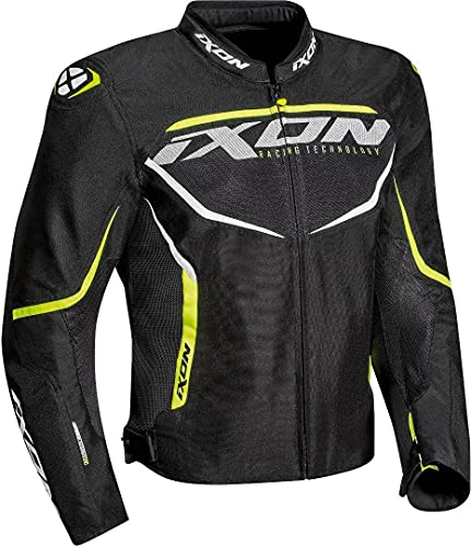 Ixon Giacca da moto Sprinter Air, nero/giallo, 3XL