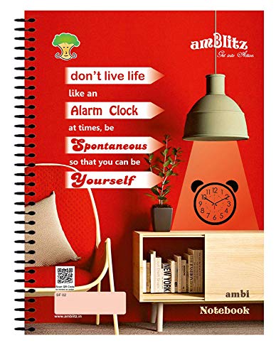 Image of amblitz Spiral Notebook - Unruled & Amblitz Spiral Notebook (UnRuled), 5 Subjects