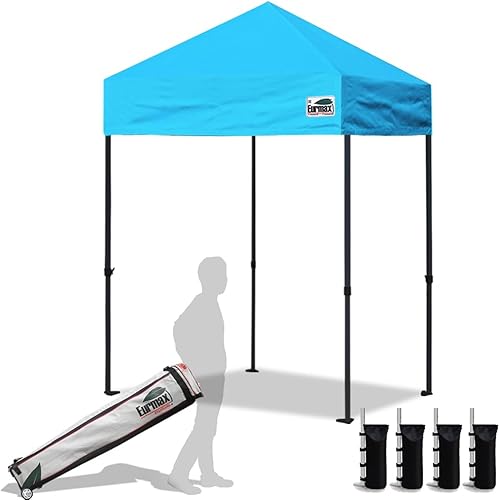 Miniatura 13 de Eurmax Toldo plegable para tienda de campaña de 10 x 10 pies, montura instantánea, uso comercial, con resistente bolsa con ruedas Blanco,Azul,Rojo