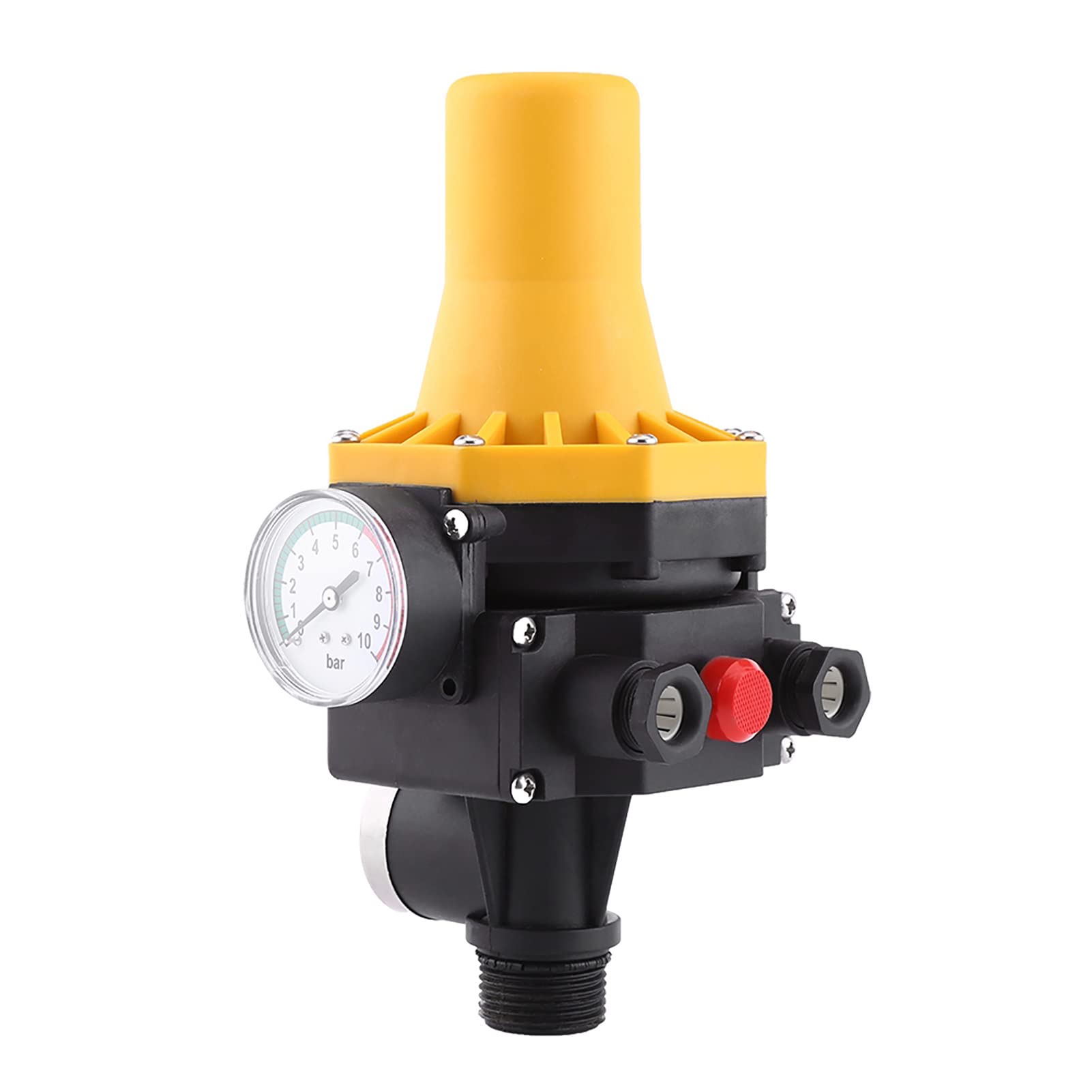 Controlador de Presión de la Bomba Controlador Bomba Agua Electrónica con Medidor Presión para el Jardín la Casa 220V