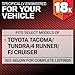 K&N Engine Air Filter: Long Life 18,000 Mile Replacement Air Filter: Compatible with 2002-2015 Toyota Mid-size Truck and SUV V6 (4-Runner, Tacoma, Hilux, Land Cruiser, Prado, FJ Cruiser), KNA-2281
