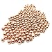 100pcs 4.4mm Solid Carbon Steel Bearing Balls Copper Plated Roller Balls for Industrial Applications