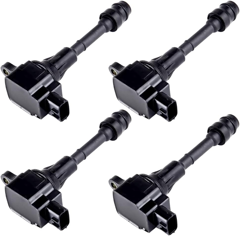 SCITOO Ignition Coils fit for Nissan X-Trail 2.5L 2002-2013 for Nissan Sentra 2.5L 2002-2008 for Nissan Altima 2.5L 2002-2006 UF350 4pcs Ignition Coils