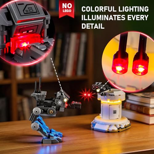 Kit de iluminación LED para Lego Star Wars Ataque del AT-RT 75444 3