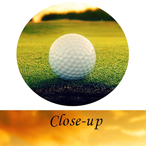 Kreative Arts - Golf Course Scenery Canvas Wall Art Contemporary Sunset Canvas Prints Framed Poster Prints For Home Decor 5 Panels Wall Decorations For Living Room Office (Large Size 60X32Inch) #TOP4