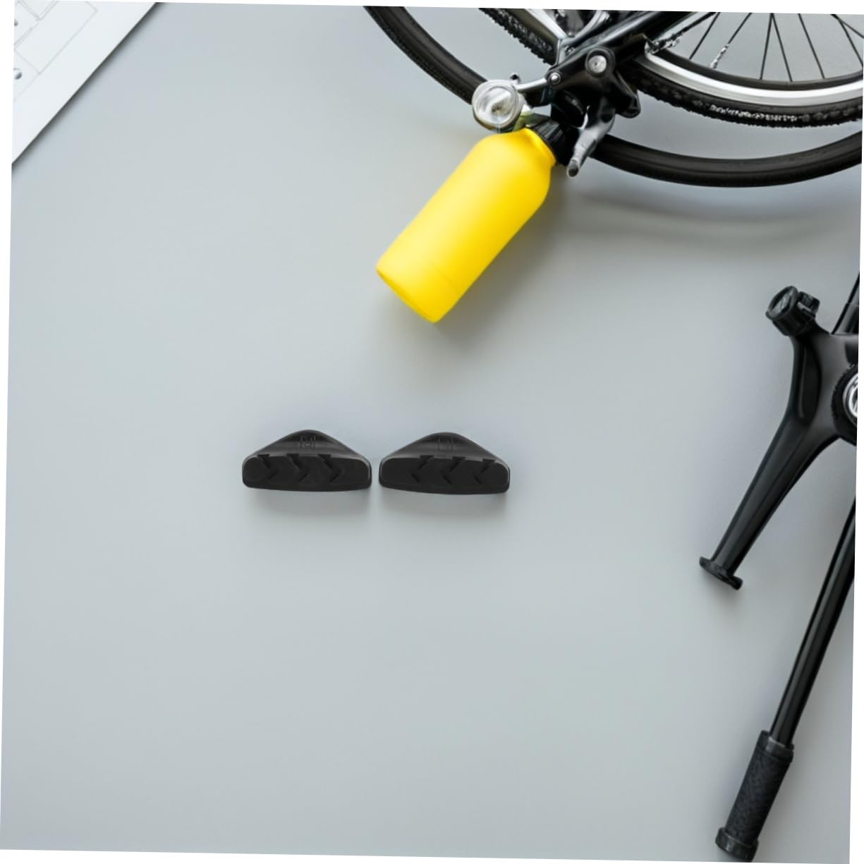 TOYANDONA Bremsbelagsatz Bremsbeläge Pads Bremsblöcke Teile Unterlage Fahrradzubehör Bremsen Für Fahrrad Rennrad Bremse Bremsklötze Für Fahrräder Bremsklotz Schwarz